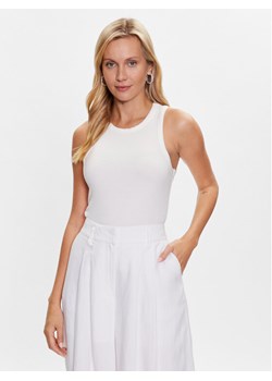 Tommy Hilfiger Top WW0WW38635 Biały Slim Fit ze sklepu MODIVO w kategorii Bluzki damskie - zdjęcie 182750942