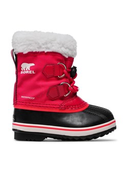 Sorel Śniegowce Childrens Yoot Pac Nylon Wp NC1962 Różowy ze sklepu MODIVO w kategorii Buty zimowe dziecięce - zdjęcie 182751061