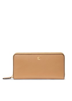LAUREN RALPH LAUREN Portfel damski 432876730013 Brązowy ze sklepu MODIVO w kategorii Portfele damskie - zdjęcie 182751090