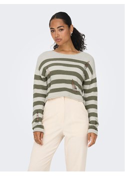 ONLY Sweter 15300376 Zielony Regular Fit ze sklepu MODIVO w kategorii Swetry damskie - zdjęcie 182751162