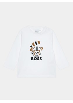 Boss Bluzka J95363 Biały Regular Fit ze sklepu MODIVO w kategorii Kaftaniki i bluzki - zdjęcie 182751164