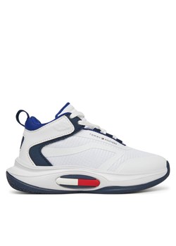 Tommy Hilfiger Sneakersy Low Cut Lace-Up T3B9-33884-1695 Biały ze sklepu MODIVO w kategorii Buty sportowe dziecięce - zdjęcie 182751194