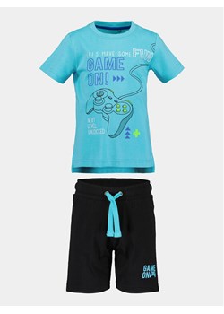 Blue Seven Komplet t-shirt i spodenki 826027 X Niebieski Regular Fit ze sklepu MODIVO w kategorii Komplety chłopięce - zdjęcie 182751384