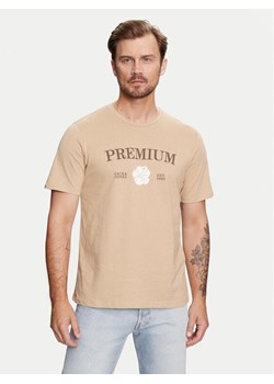 Jack&Jones T-Shirt Jprblaalfie 12259673 Brązowy Regular Fit ze sklepu MODIVO w kategorii T-shirty męskie - zdjęcie 182751391