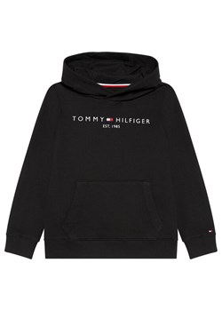 Tommy Hilfiger Bluza Essential Hoody KS0KS00213 Czarny Regular Fit ze sklepu MODIVO w kategorii Bluzy chłopięce - zdjęcie 182751440