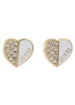 Guess Kolczyki Love Guess JUBE03 048JW Żółte złocenie ze sklepu MODIVO w kategorii Kolczyki - zdjęcie 182751441