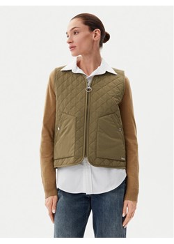 Barbour Bezrękawnik LGI0194GN32 Zielony Regular Fit ze sklepu MODIVO w kategorii Kamizelki damskie - zdjęcie 182751540