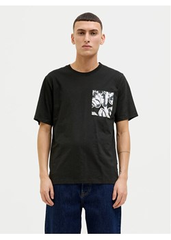 Jack&Jones T-Shirt Split 12272995 Czarny Regular Fit ze sklepu MODIVO w kategorii T-shirty męskie - zdjęcie 182751612