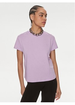Patrizia Pepe T-Shirt 2M4373/J111-M495 Fioletowy Regular Fit ze sklepu MODIVO w kategorii Bluzki damskie - zdjęcie 182751703
