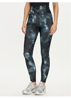 Reebok Legginsy Id Train Aop 100034952 Czarny Slim Fit ze sklepu MODIVO w kategorii Spodnie damskie - zdjęcie 182751754