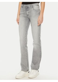 Guess Jeansy W5RA15 D5L81 Szary Straight Leg ze sklepu MODIVO w kategorii Jeansy damskie - zdjęcie 182751840