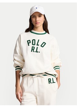 Polo Ralph Lauren Bluza 211941211001 Écru Relaxed Fit - id: 0000304226601 - marki Polo Ralph Lauren - 182752041 Polo Ralph Lauren Bluza 211941211001 Écru Relaxed Fit ze sklepu MODIVO w kategorii Bluzy damskie - zdjęcie 182752041