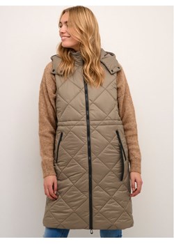 Cream Bezrękawnik Crgaiagro 10611585 Brązowy Loose Fit ze sklepu MODIVO w kategorii Kamizelki damskie - zdjęcie 182752121