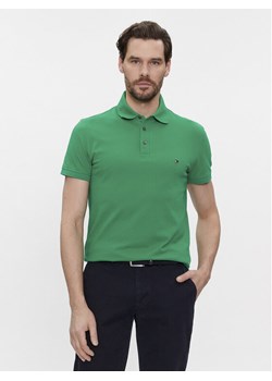 Tommy Hilfiger Polo 1985 MW0MW17771 Zielony Slim Fit ze sklepu MODIVO w kategorii T-shirty męskie - zdjęcie 182752162