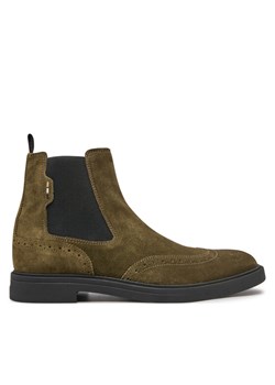 Boss Sztyblety Calev 50523007 Khaki ze sklepu MODIVO w kategorii Buty zimowe męskie - zdjęcie 182752264