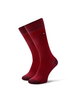 Tommy Hilfiger Skarpety Wysokie Męskie 701230606 Czerwony ze sklepu MODIVO w kategorii Skarpetki męskie - zdjęcie 182752271