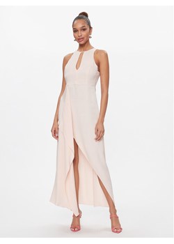 TWINSET Sukienka koktajlowa 241TP2101 Różowy Regular Fit ze sklepu MODIVO w kategorii Sukienki - zdjęcie 182752333