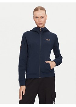 EA7 Emporio Armani Bluza 6DTM10 TJZEZ Granatowy Regular Fit ze sklepu MODIVO w kategorii Bluzy damskie - zdjęcie 182752622