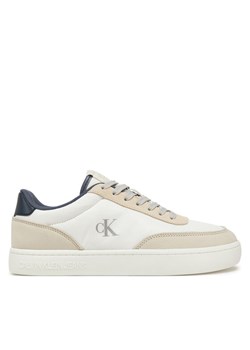 Calvin Klein Jeans Sneakersy Classic Cupsole In Tc YM0YM01194 Biały ze sklepu MODIVO w kategorii Buty sportowe męskie - zdjęcie 182752623