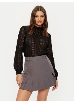 Morgan Bluzka 242-TIMOI Czarny Regular Fit - id: 0000304487248 - marki Morgan - 182752664 Morgan Bluzka 242-TIMOI Czarny Regular Fit ze sklepu MODIVO w kategorii Bluzki damskie - zdjęcie 182752664