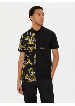 Versace Jeans Couture Polo 78GAG625 Czarny Regular Fit ze sklepu MODIVO w kategorii T-shirty męskie - zdjęcie 182752682