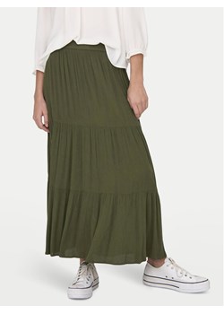 ONLY Spódnica maxi Mikka 15324808 Zielony Regular Fit ze sklepu MODIVO w kategorii Spódnice - zdjęcie 182752750