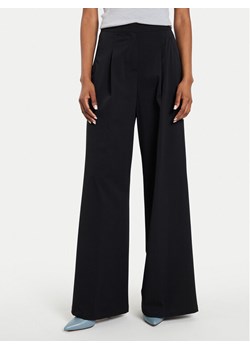 Max Mara Leisure Spodnie materiałowe Bonn 2426786017 Czarny Relaxed Fit ze sklepu MODIVO w kategorii Spodnie damskie - zdjęcie 182752821