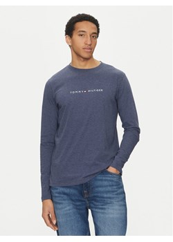 Tommy Hilfiger Longsleeve UM0UM03531 Granatowy Regular Fit ze sklepu MODIVO w kategorii T-shirty męskie - zdjęcie 182752891