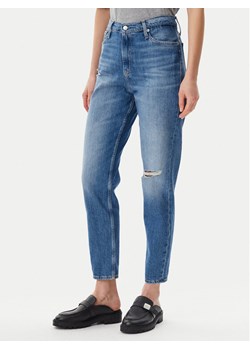 Calvin Klein Jeans Jeansy J20J225140 Niebieski Mom Fit ze sklepu MODIVO w kategorii Jeansy damskie - zdjęcie 182752892