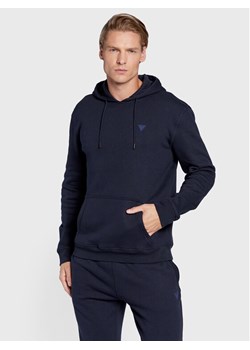 Guess Bluza Z2YQ29 K9V31 Granatowy Regular Fit ze sklepu MODIVO w kategorii Bluzy męskie - zdjęcie 182753100