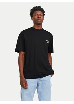 Jack&Jones T-Shirt Santorini 12251776 Czarny Wide Fit ze sklepu MODIVO w kategorii T-shirty męskie - zdjęcie 182753191