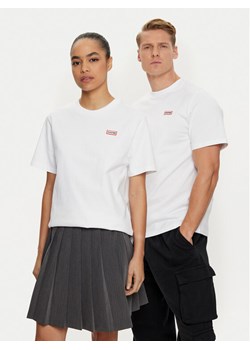 Hunter T-Shirt HARU0006242 Biały Regular Fit ze sklepu MODIVO w kategorii Bluzki damskie - zdjęcie 182753260