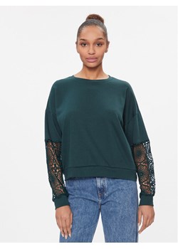 Vila Bluza 14089888 Zielony Relaxed Fit ze sklepu MODIVO w kategorii Bluzy damskie - zdjęcie 182753320