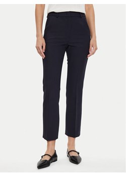 Weekend Max Mara Spodnie damskie Freda 2425136031 Granatowy Regular Fit ze sklepu MODIVO w kategorii Spodnie damskie - zdjęcie 182753340