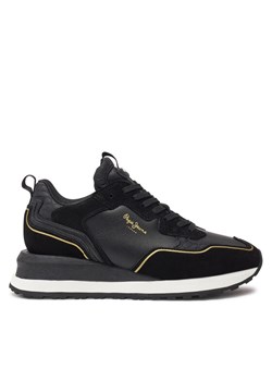 Pepe Jeans Sneakersy PLS60012 Czarny ze sklepu MODIVO w kategorii Buty sportowe damskie - zdjęcie 182753372