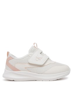 Calvin Klein Jeans Sneakersy Low Cut Velcro V1A9-82026-1697A S Biały ze sklepu MODIVO w kategorii Buty sportowe dziecięce - zdjęcie 182753400