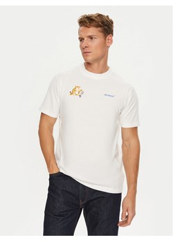 Off-White T-Shirt OMAA027T22JER0070145 Biały Regular Fit ze sklepu MODIVO w kategorii T-shirty męskie - zdjęcie 182753443