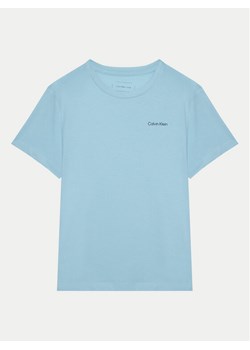 Calvin Klein Jeans T-Shirt IU0IU00683 Błękitny Regular Fit ze sklepu MODIVO w kategorii T-shirty chłopięce - zdjęcie 182753464