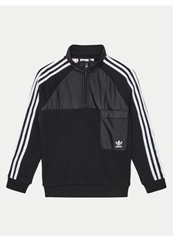 adidas Bluza IY9810 Czarny Regular Fit ze sklepu MODIVO w kategorii Bluzy chłopięce - zdjęcie 182753534