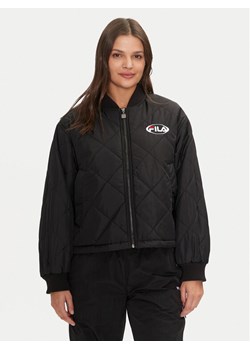 Fila Kurtka bomber Lunde FAW0896 Czarny Loose Fit ze sklepu MODIVO w kategorii Kurtki damskie - zdjęcie 182753611