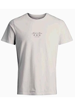Jack&Jones T-Shirt 12251315 Écru Regular Fit ze sklepu MODIVO w kategorii T-shirty męskie - zdjęcie 182753671