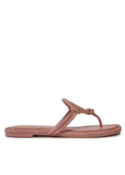 Tory Burch Japonki Miller Knotted Pave 152177 Różowy ze sklepu MODIVO w kategorii Klapki damskie - zdjęcie 182753761