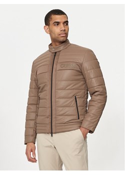 Guess Kurtka zimowa M4YL16 WFHD0 Brązowy Regular Fit ze sklepu MODIVO w kategorii Kurtki męskie - zdjęcie 182753772