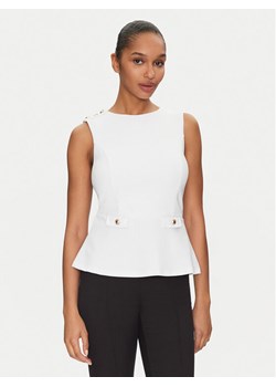 Guess Bluzka W5GP54 KCBO2 Biały Regular Fit ze sklepu MODIVO w kategorii Bluzki damskie - zdjęcie 182753893