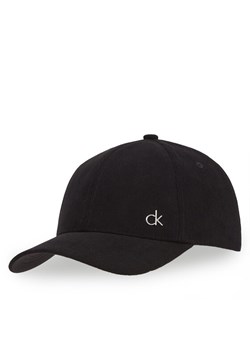 Calvin Klein Czapka z daszkiem Corduroy Cotton Cap K60K612894 Czarny ze sklepu MODIVO w kategorii Czapki z daszkiem damskie - zdjęcie 182753970