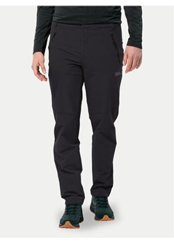 Jack Wolfskin Spodnie outdoor Glastal 1508531 Czarny Regular Fit ze sklepu MODIVO w kategorii Spodnie męskie - zdjęcie 182753974