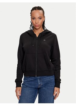 Tommy Jeans Bluza Flag DW0DW19729 Czarny Regular Fit ze sklepu MODIVO w kategorii Bluzy damskie - zdjęcie 182753983