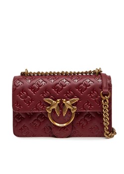 PINKO Torebka Love One Mini Dc 100074 A1YB Y1HQ Bordowy ze sklepu MODIVO w kategorii Kopertówki - zdjęcie 182753990