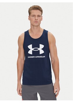 Under Armour Tank top Ua Sportstyle Logo Tank 1382883 Granatowy Loose Fit ze sklepu MODIVO w kategorii T-shirty męskie - zdjęcie 182753994