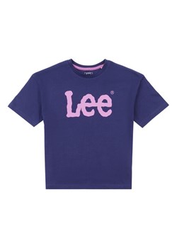 Lee T-Shirt Wobbly Graphic LEG5030 Niebieski Regular Fit ze sklepu MODIVO w kategorii Bluzki dziewczęce - zdjęcie 182754044